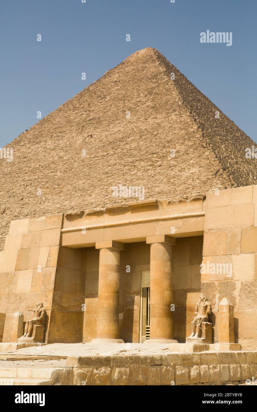 Tomb (Mastaba) of Seshem Nefer Theti, Great Pyramids of Giza, UNESCO World Heritage Site, Giza, Egypt, North Africa, Africa Stock Photo