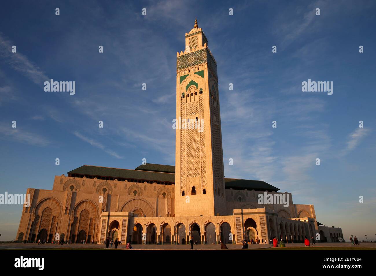 Hassan II Mosque, Casablanca, Morocco, North Africa, Africa Stock Photo