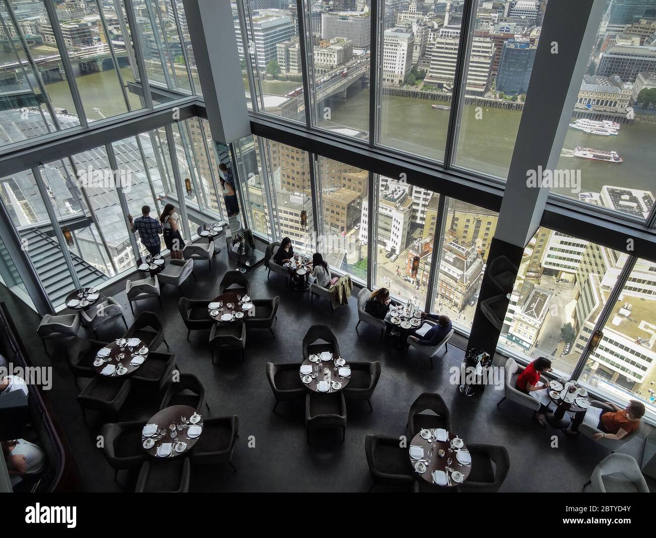 Panoramic Views From The Aqua Shard Restaurant The Shard St Thomas Street London Se1 Uk 6034