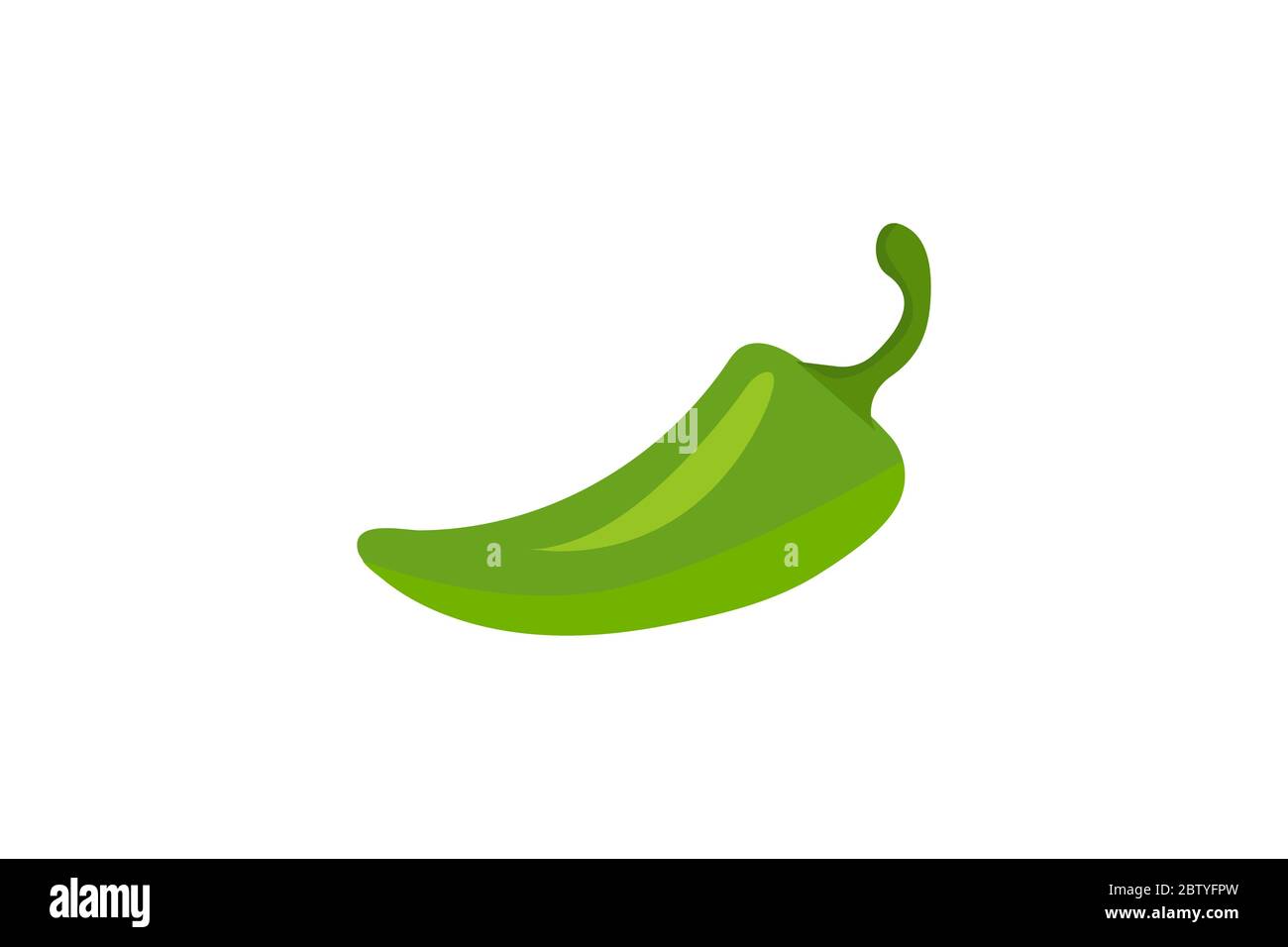 Icon green pepper. Vector illustration Stock Vector Image & Art Alamy