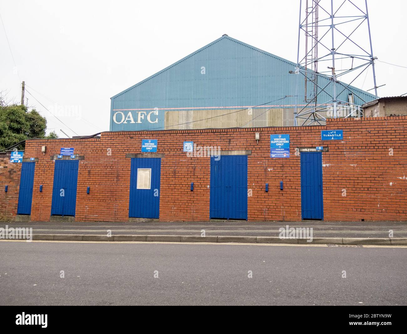 Oldham Athletic Football Club Stock Photo