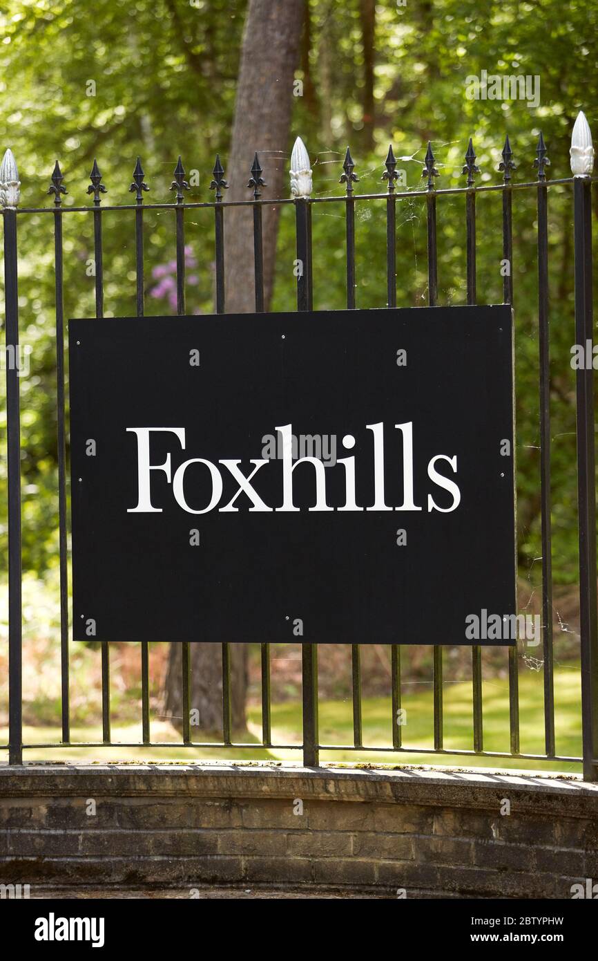 Foxhills Country Club and Golf Club, Ottershaw, Chobham, Surrey, England, UK Stock Photo Alamy