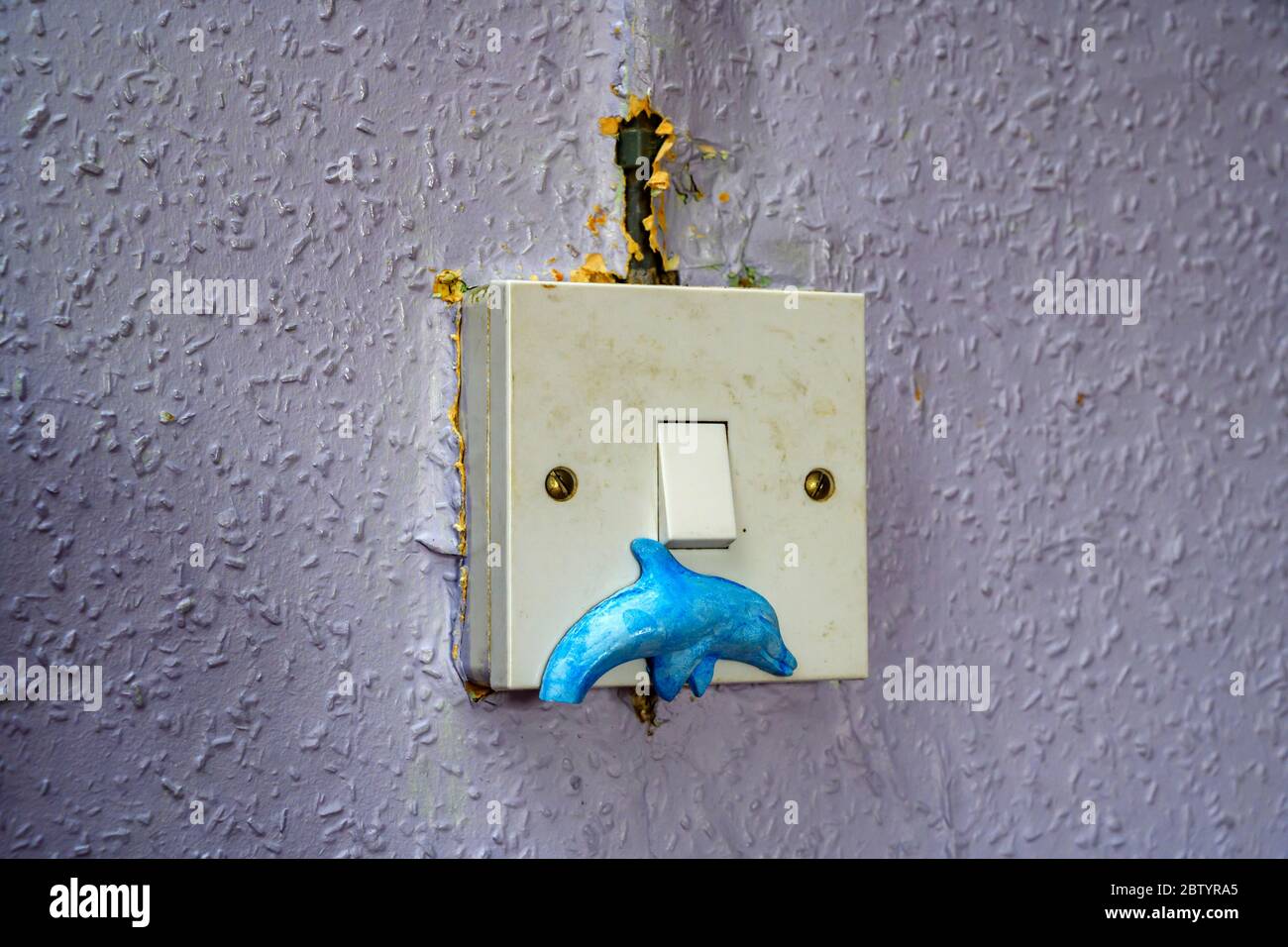 Wallpaper light switch hi-res stock photography and images - Alamy
