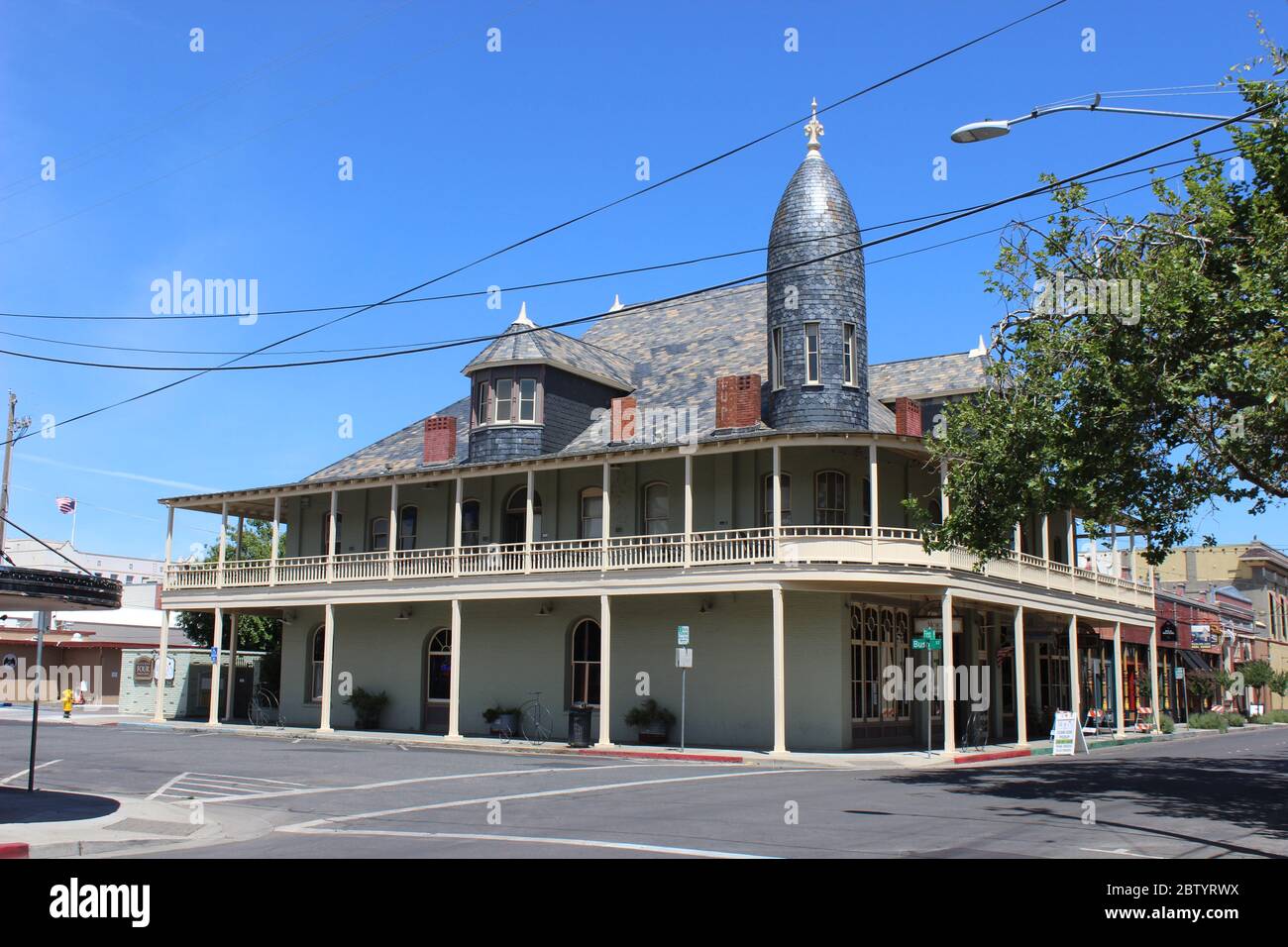 Jackson Building built 1891, Woodland, California Stock Photo