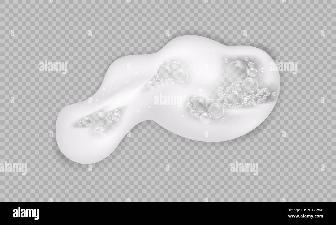Bath foam isolated on transparent background Stock Vector Image & Art ...