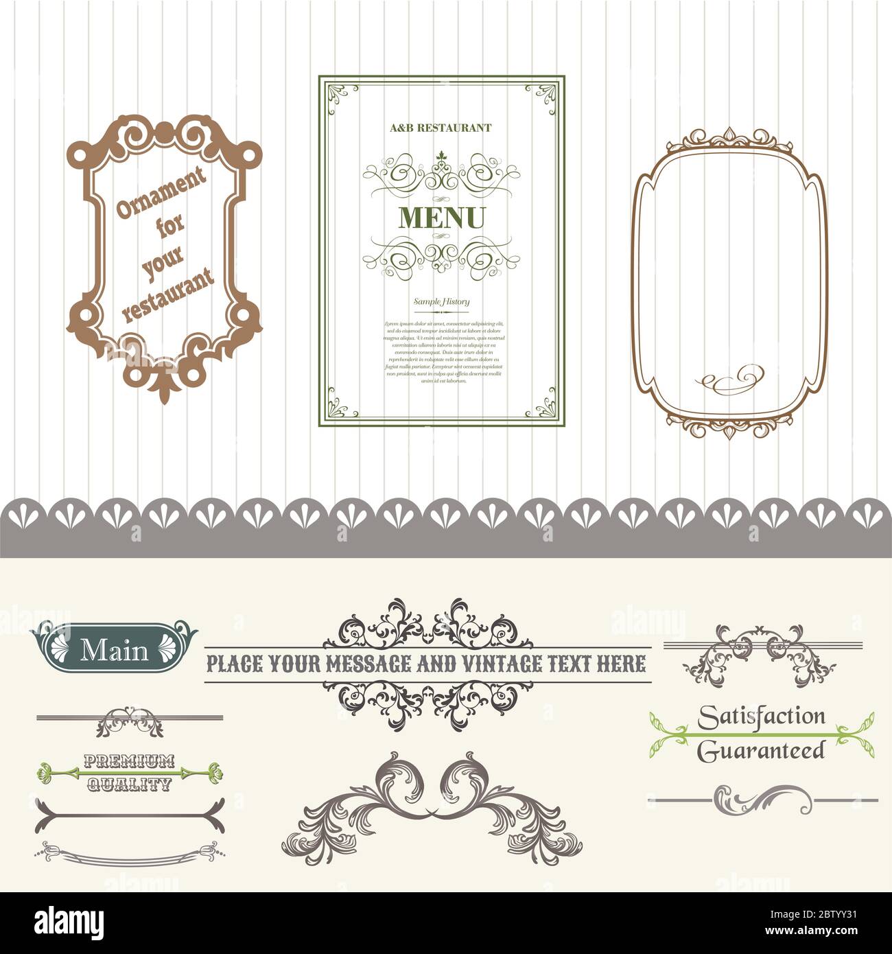 Menu Corner Design Vintage Design,vintage,classicial design,border,flower,corner,elegant ...