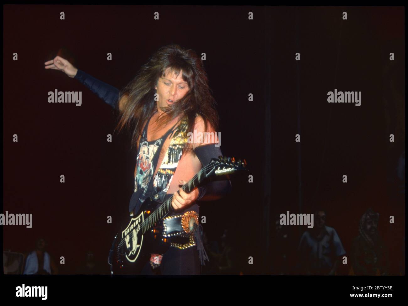 W.A.S.P. performing live at The Santa Monica Civic Auditorium in Santa Monica, CA USA on August 8, 1989.  Credit: Kevin Estrada / MediaPunch Stock Photo
