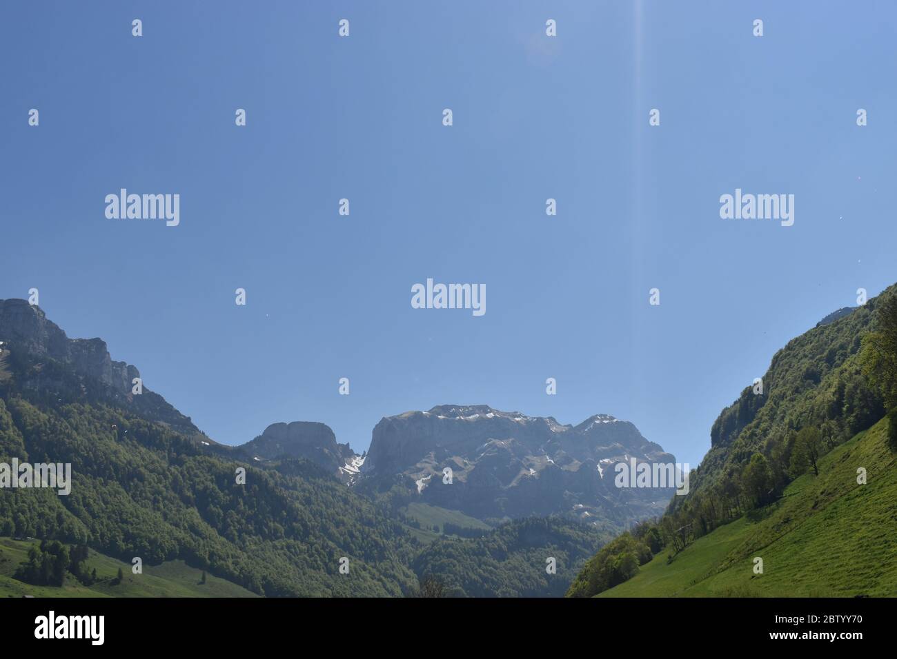 Appenzell Switzerland mountain panorama Stock Photo - Alamy