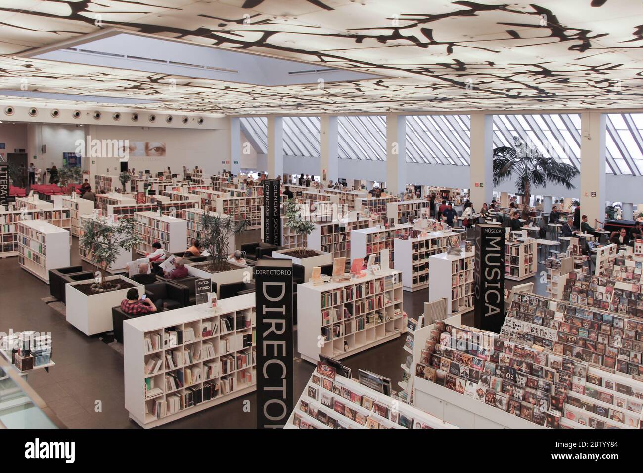 Cine Lido in Condesa District, Mexico City now Cultural center Bella Epoca and Bookstore Stock Photo