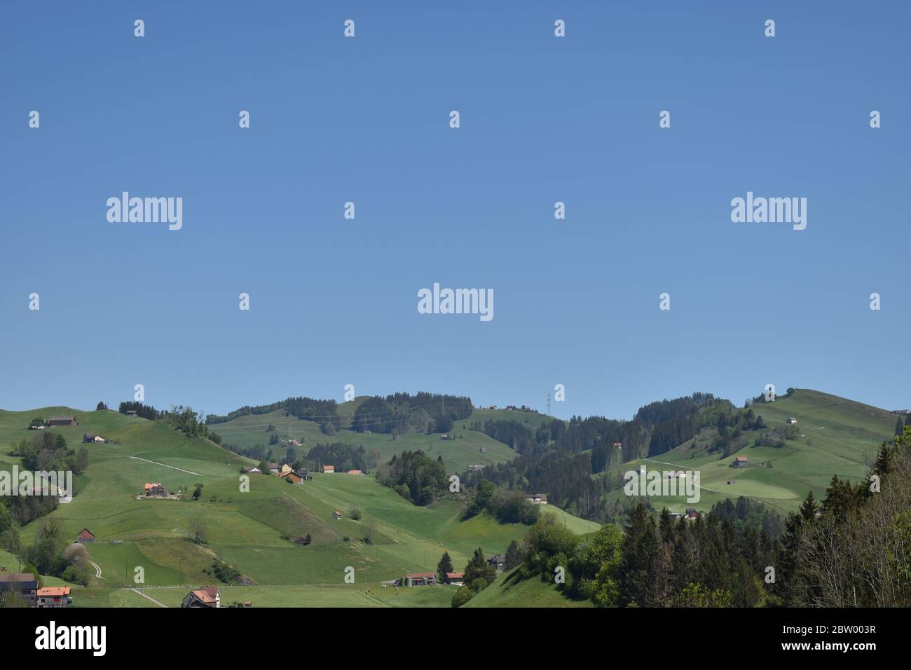 Appenzell in Switzerland panorama Stock Photo - Alamy