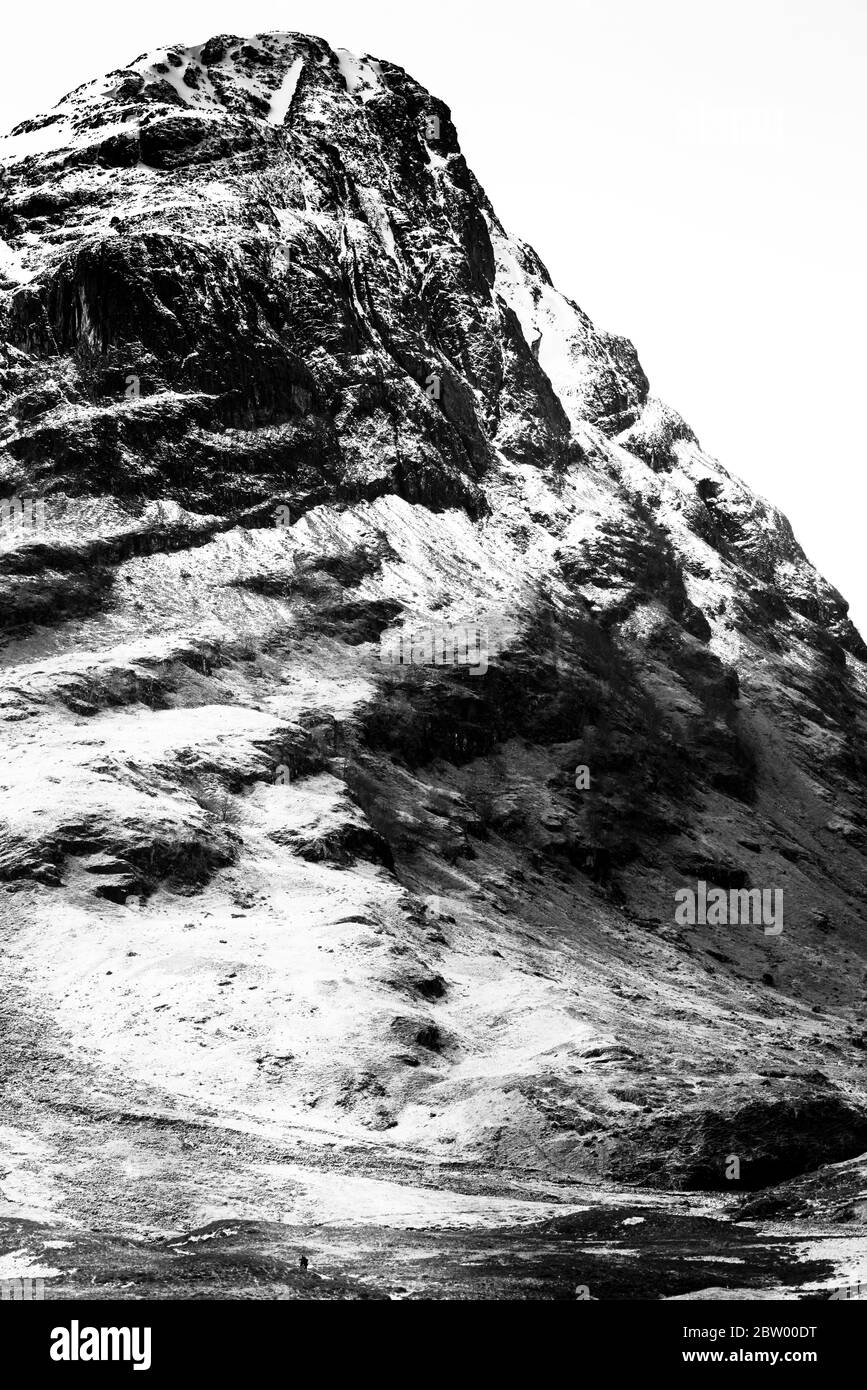 Aonach Dubh. One of the Three Sisters of Glen Coe. Ballachulish, Highlands, Scotland Stock Photo