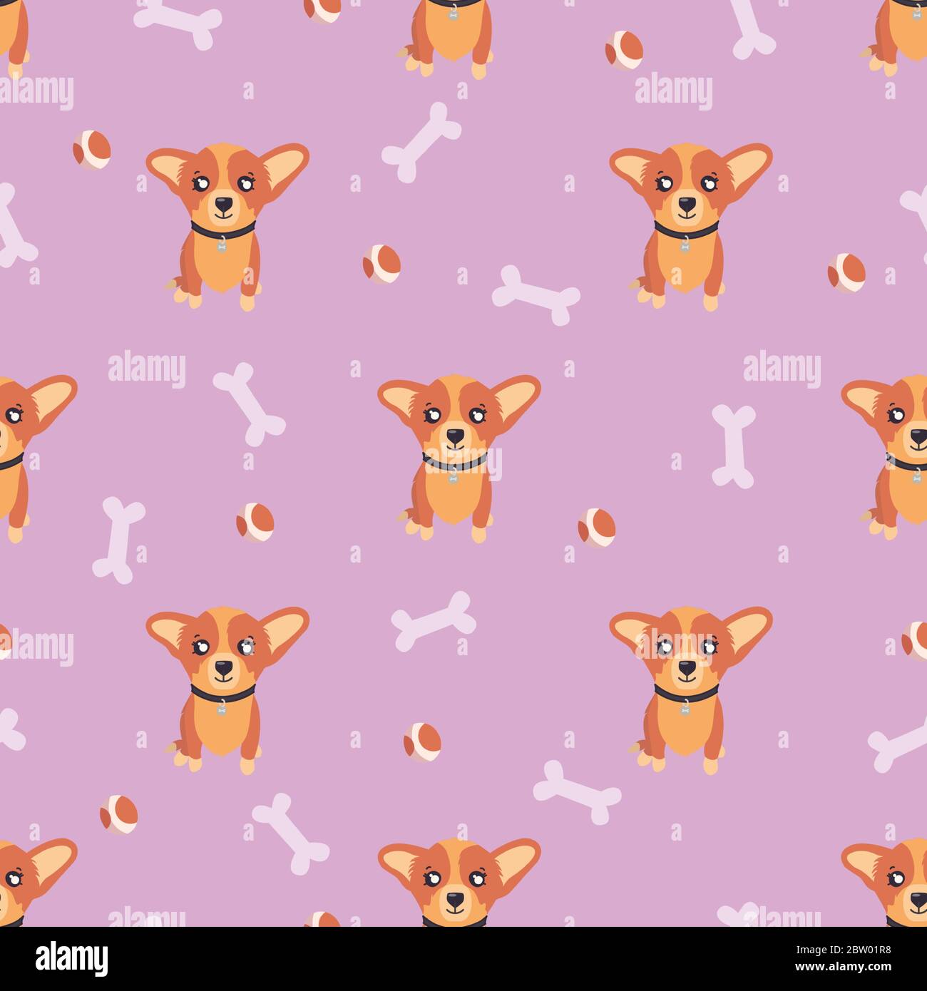 Pink Dog Bone Wallpaper