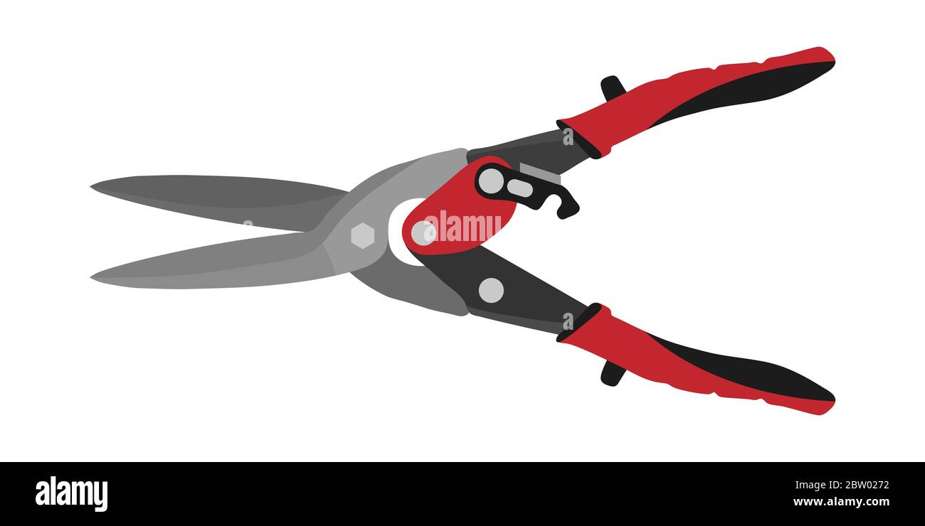 Scissors for cutting metal tool vector flat illustration Stock Vector Image & Art Alamy
