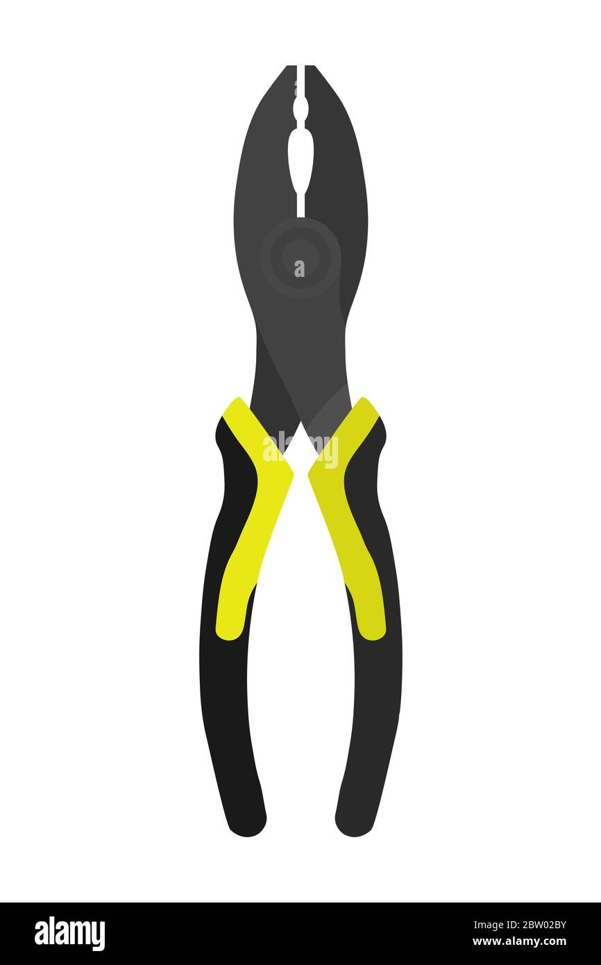 Pliers tool vector flat illustration Stock Vector Image & Art Alamy