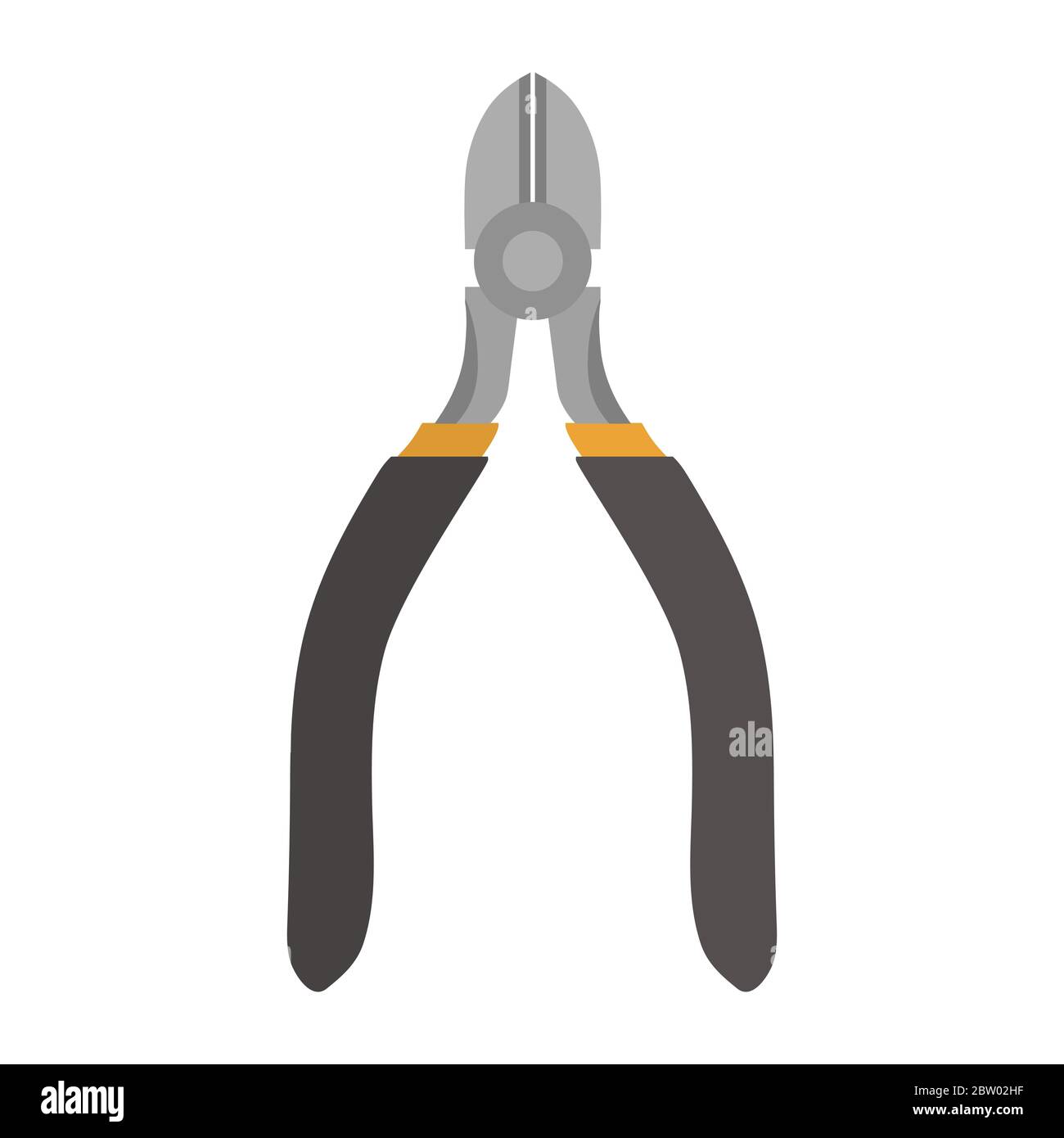 Side cutters tool vector flat illustration Stock Vector Image & Art Alamy