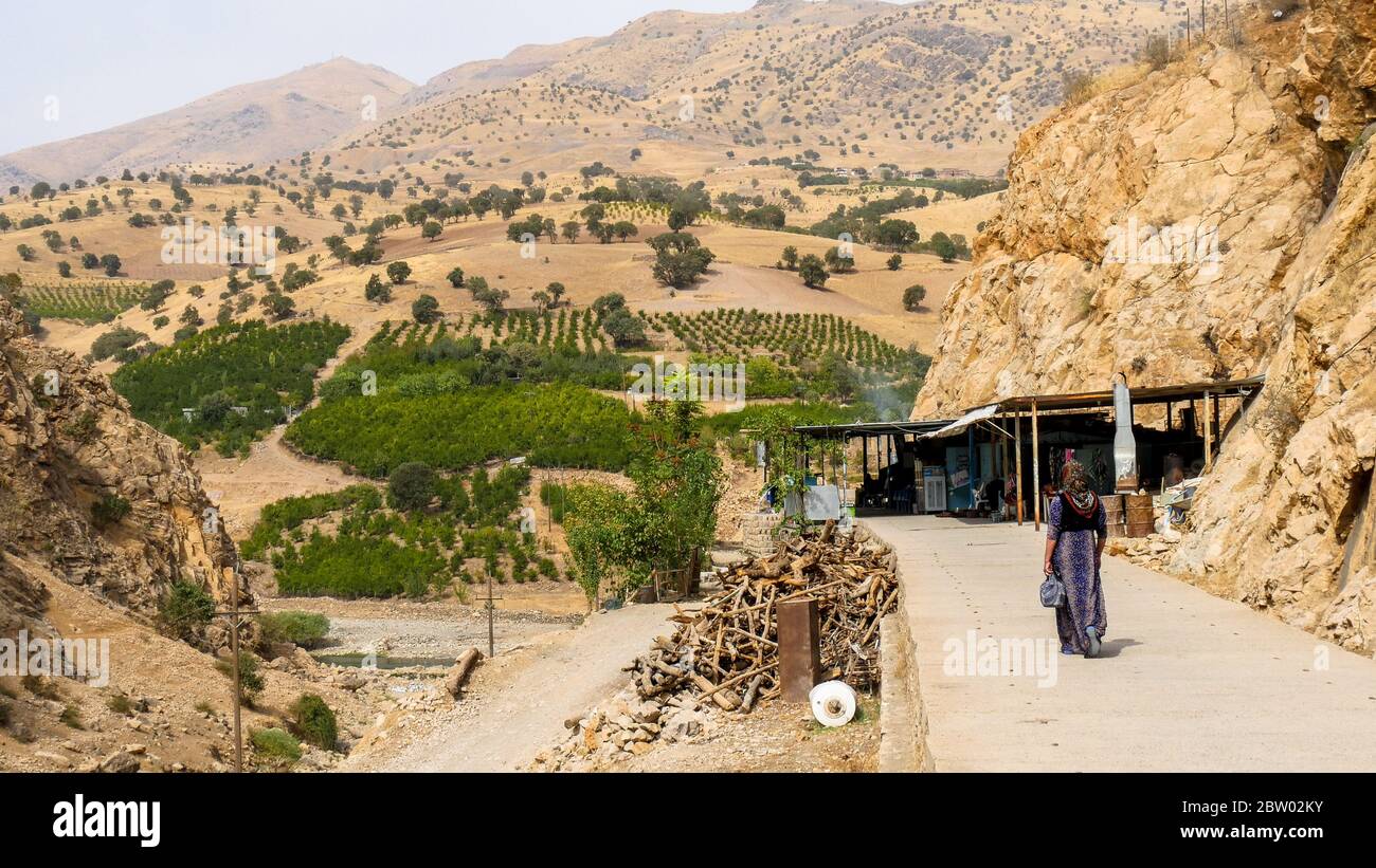 Palangan: Paradise Lost (Iranian Kurdistan Province) Stock Photo