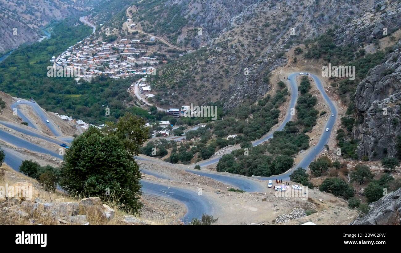 Howraman Valley / Kurdistan- Iran] Stock Photo