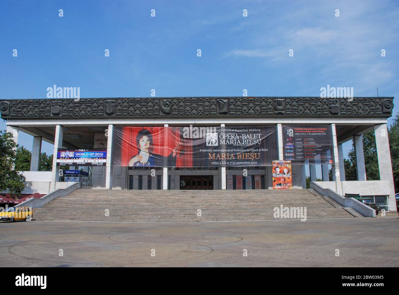 The National Opera and Ballet Theatre of Moldova in Chisinau Stock