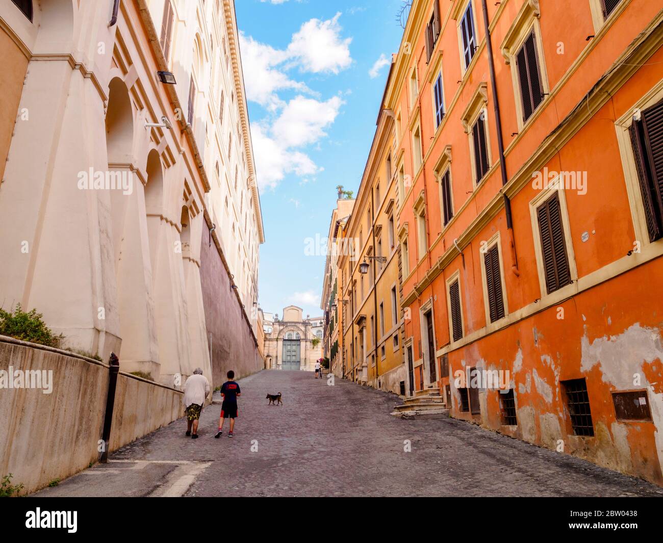 Via della Panetteria - Rome, Italy Stock Photo