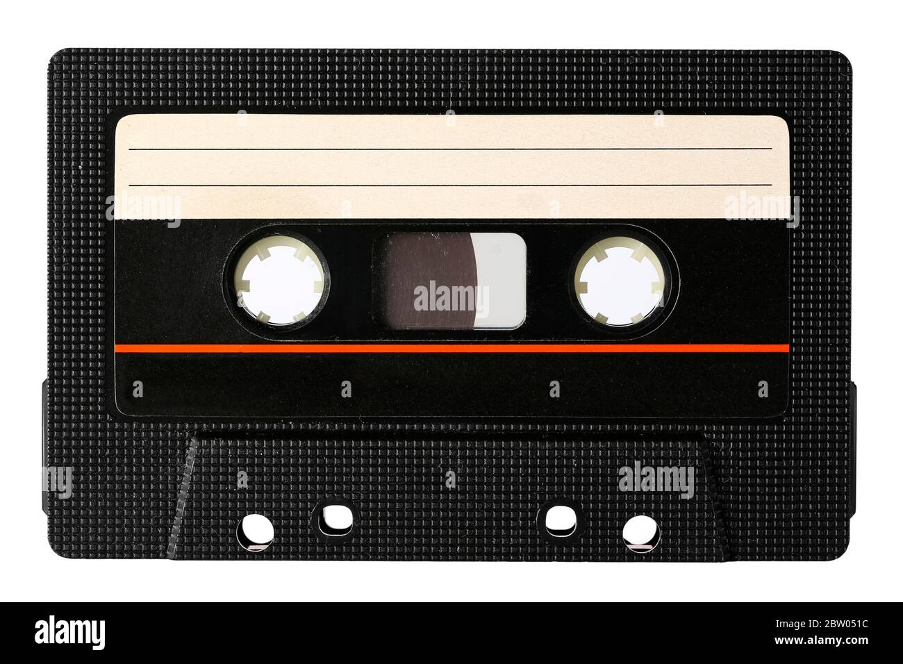 The sound recording tape in the form of a compact cassette is shown on a  white background Stock Photo - Alamy