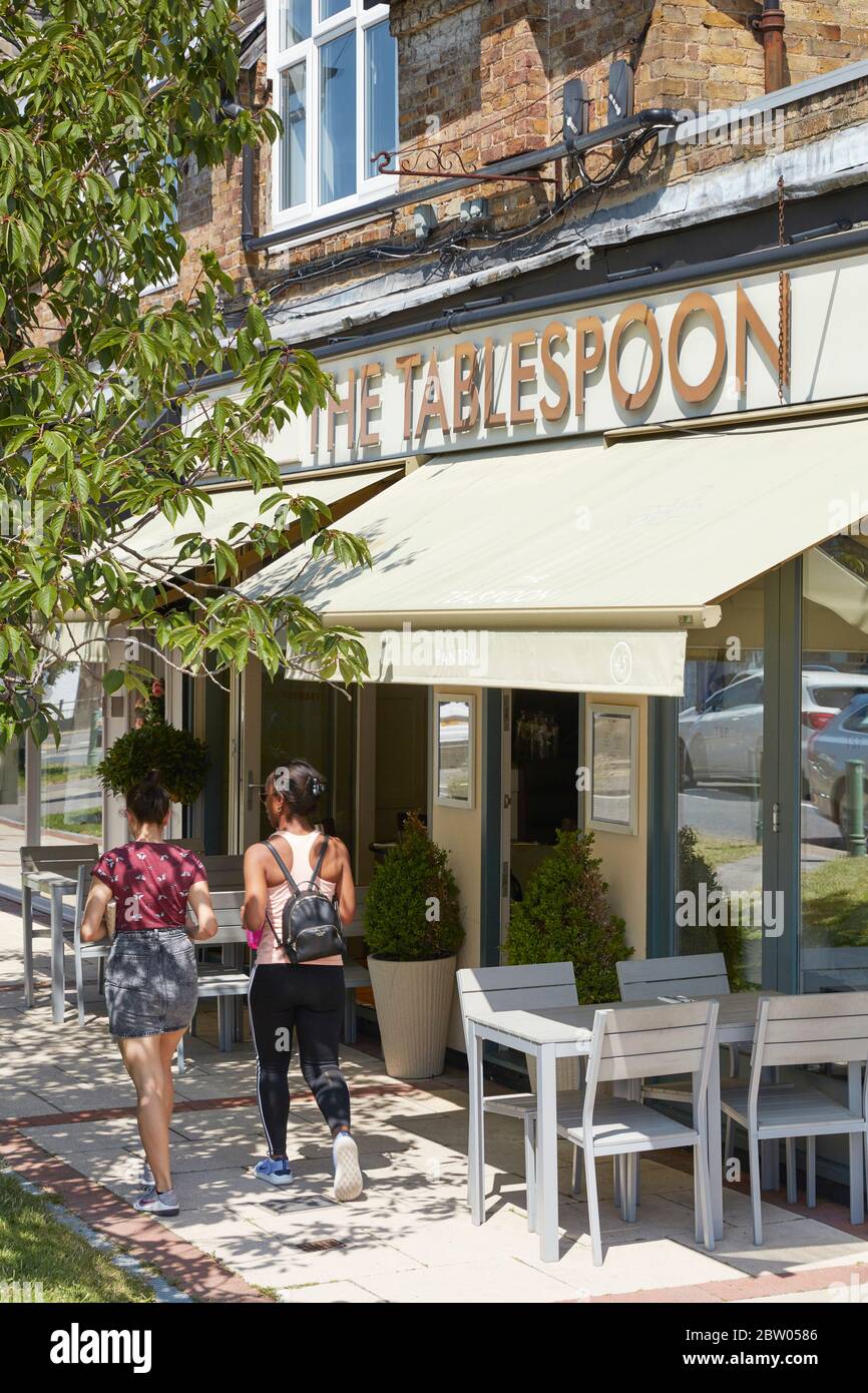 The Tablespoon Restaurant in Sunningdale, Berkshire, England, UK Stock