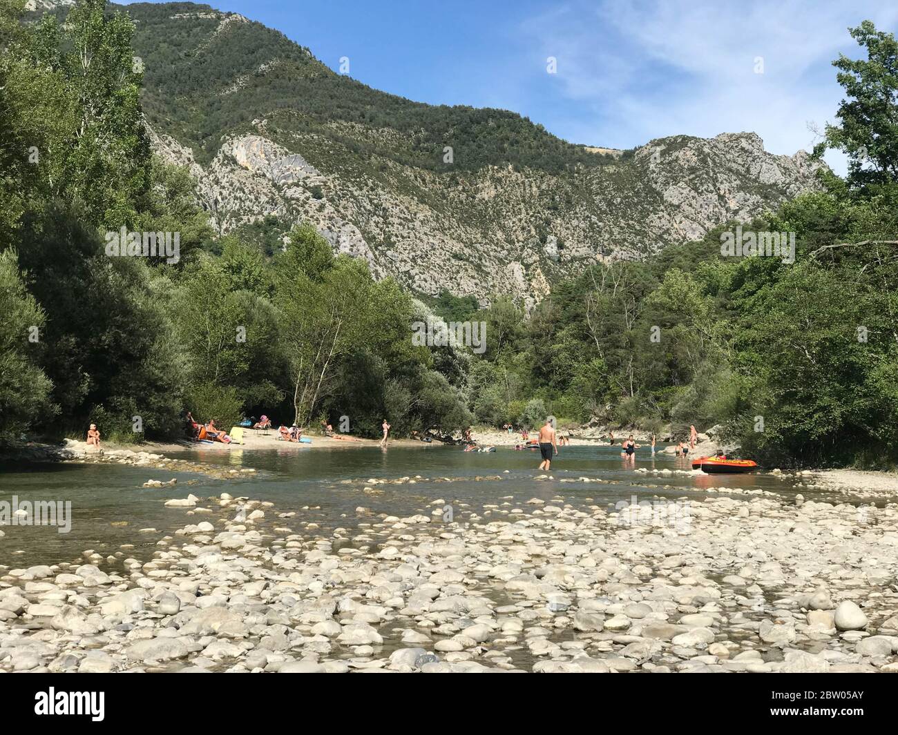 Overview of the Gorges du Verdon area Stock Photo - Alamy