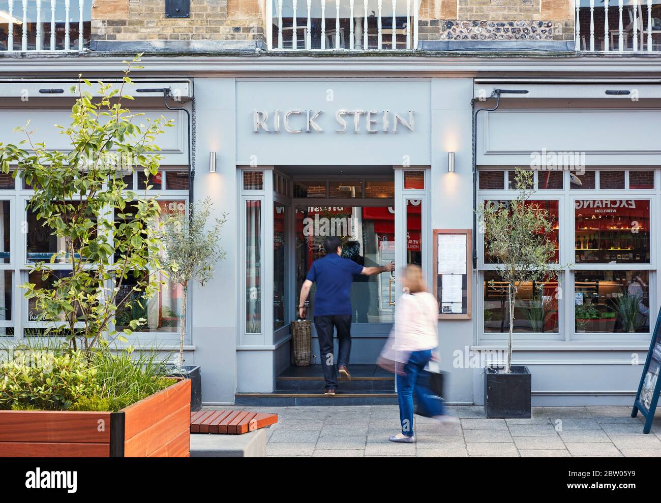 Exterior of the Rick Stein Fish Restaurant in Winchester, Hampshire Stock Photo