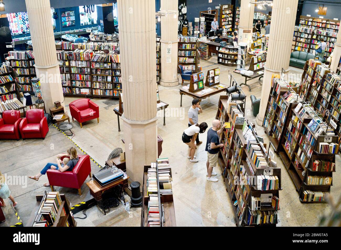 The Last Bookstore airy book & record store offering new & used items