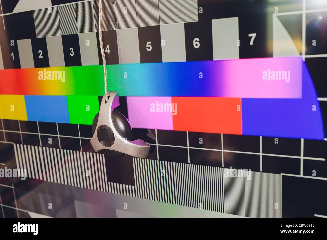 photographer monitor with Display Calibration in the office, tools for