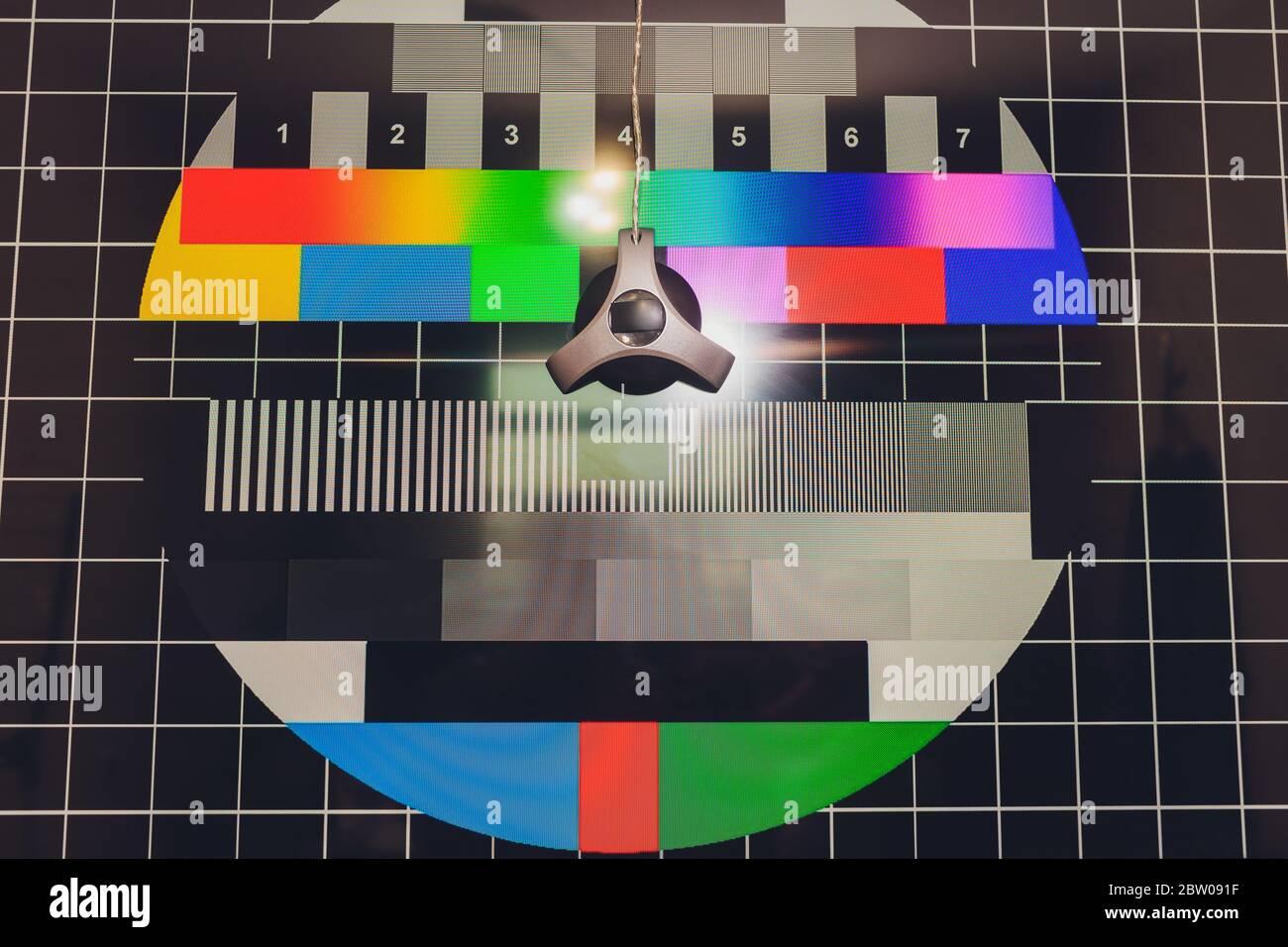 photographer monitor with Display Calibration in the office, tools for