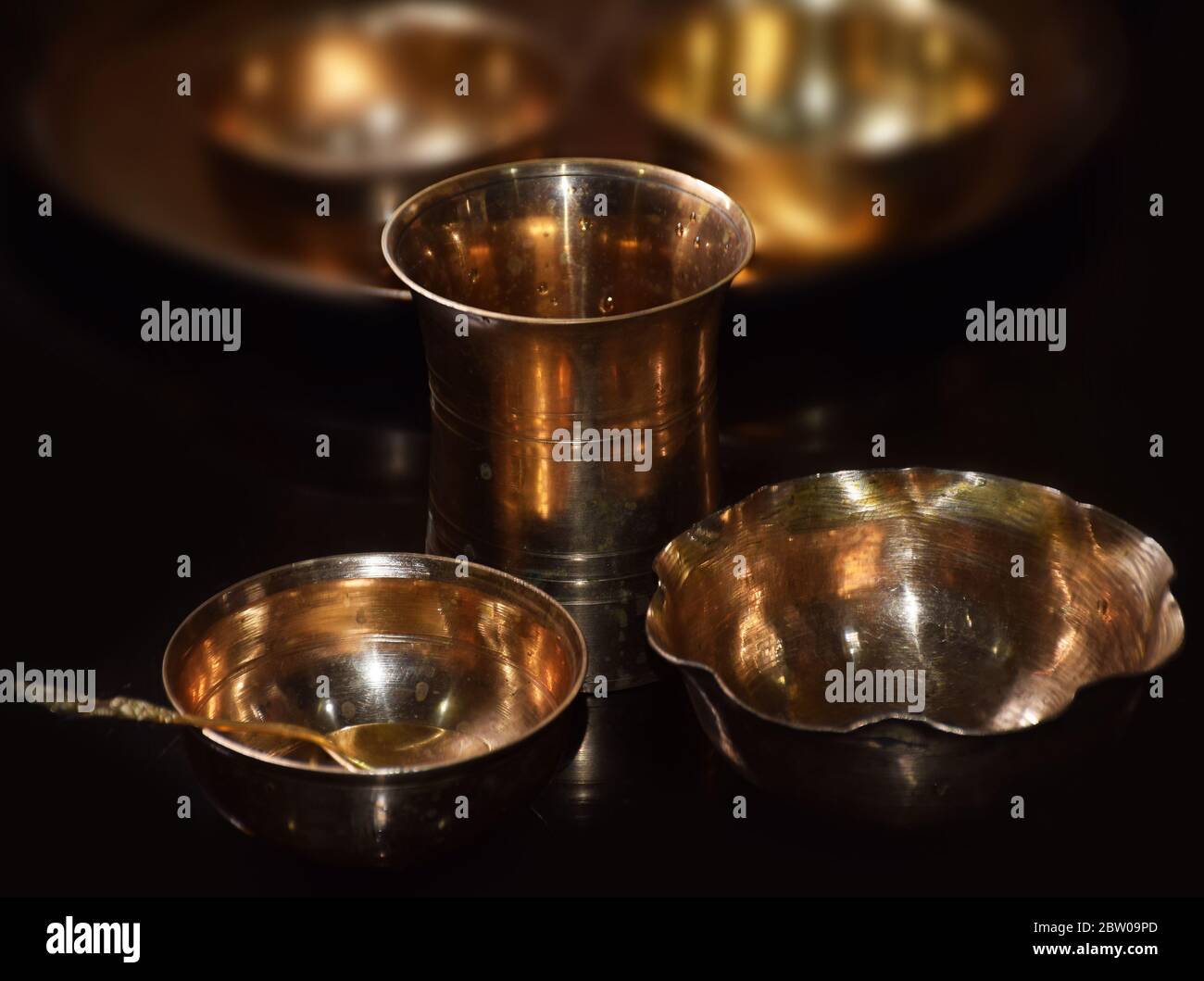 Brass utensils hires stock photography and images Alamy