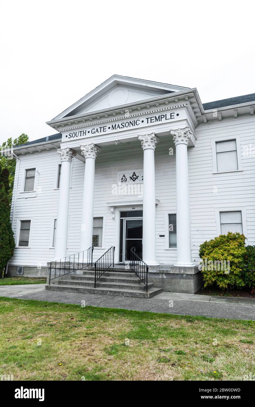 South Gate Masonic Hall in Burien, Washington Stock Photo Alamy