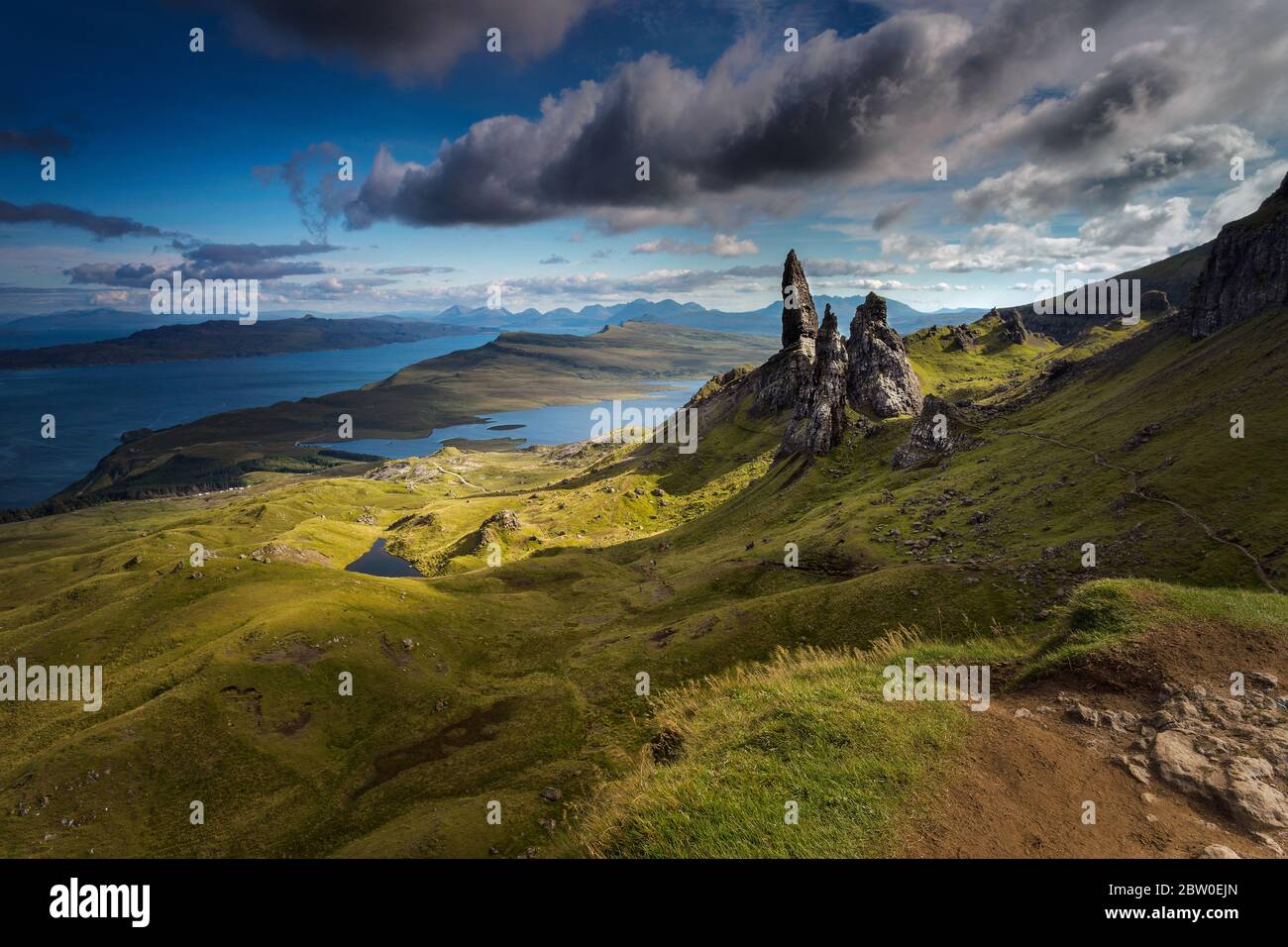 The old man of storr, Isle of Skye Scotland Stock Photo