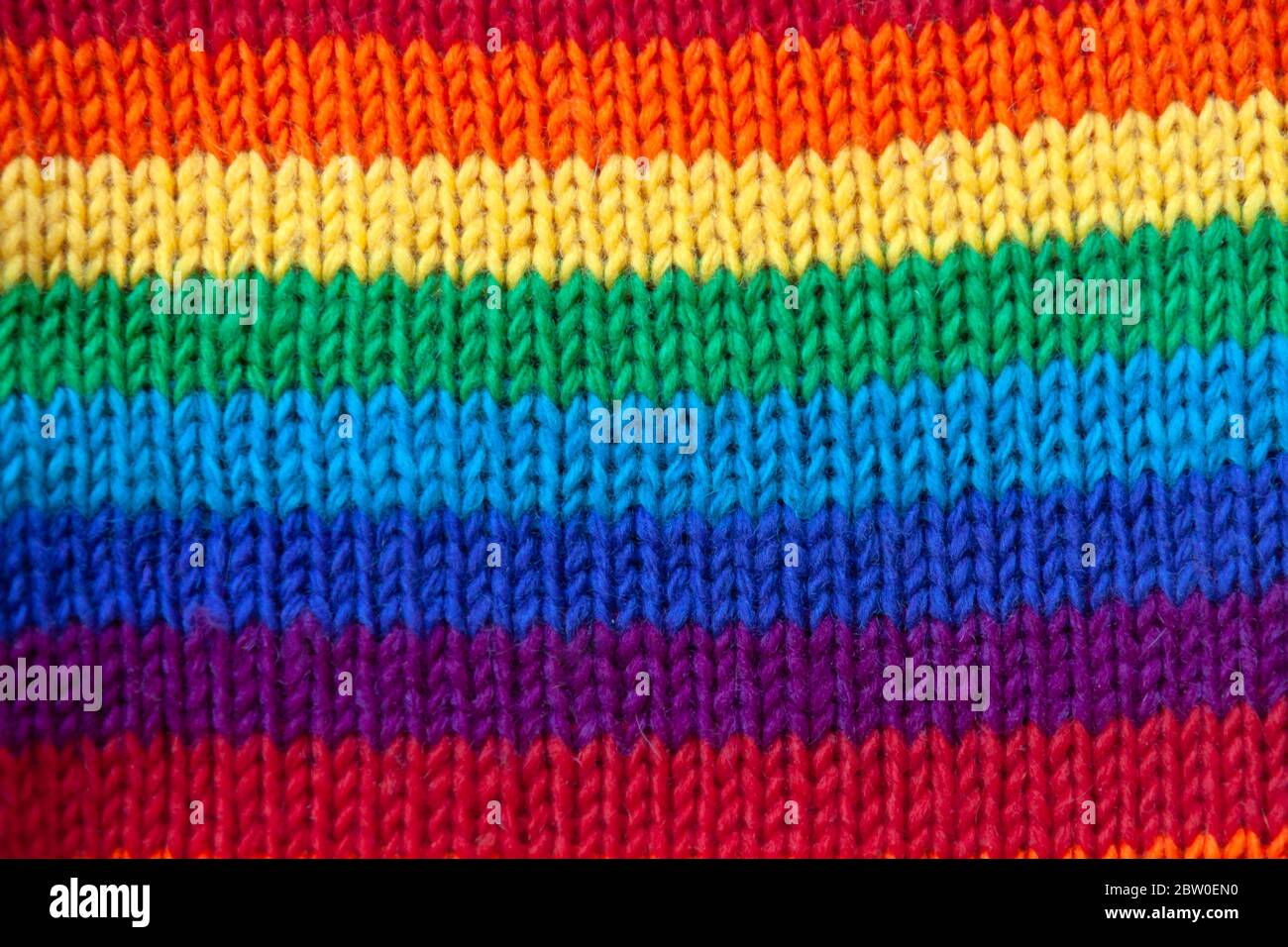 a knitted background in rainbow colors Stock Photo - Alamy