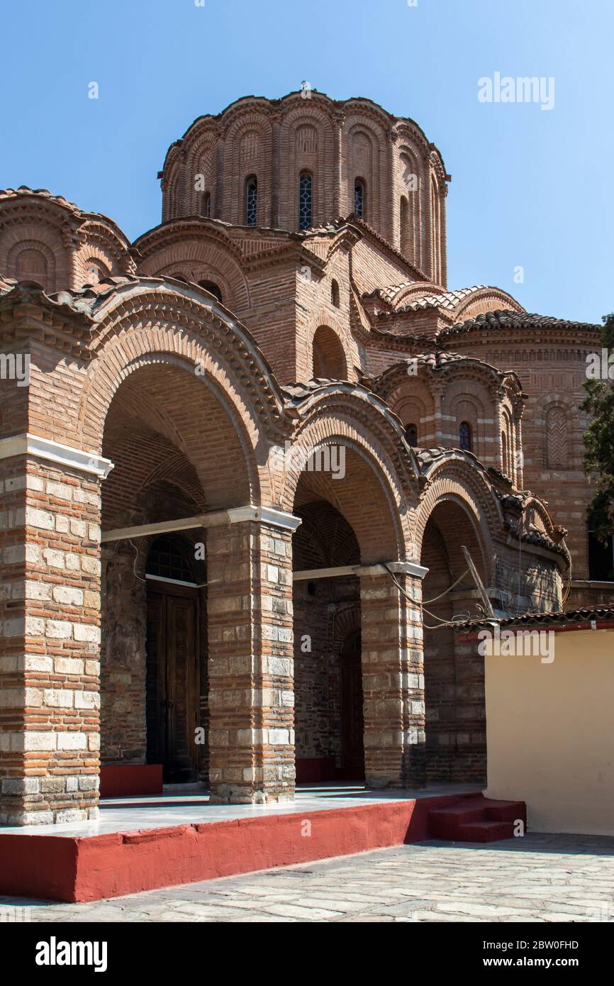 Thessaloniki Greece September 22 2019 Ancient Byzantine Church Of