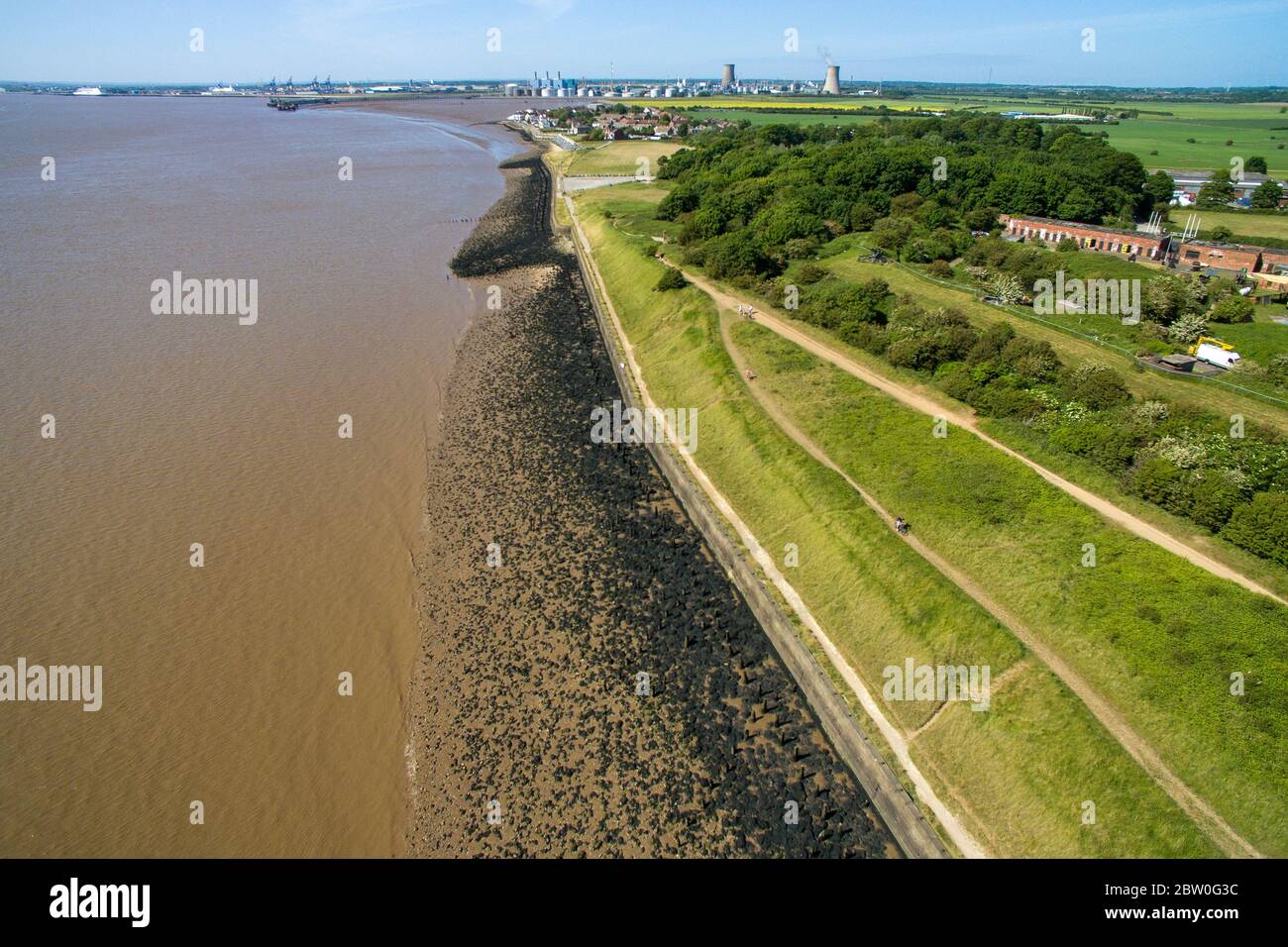 Humber Estuary, Paull Stock Photo Alamy