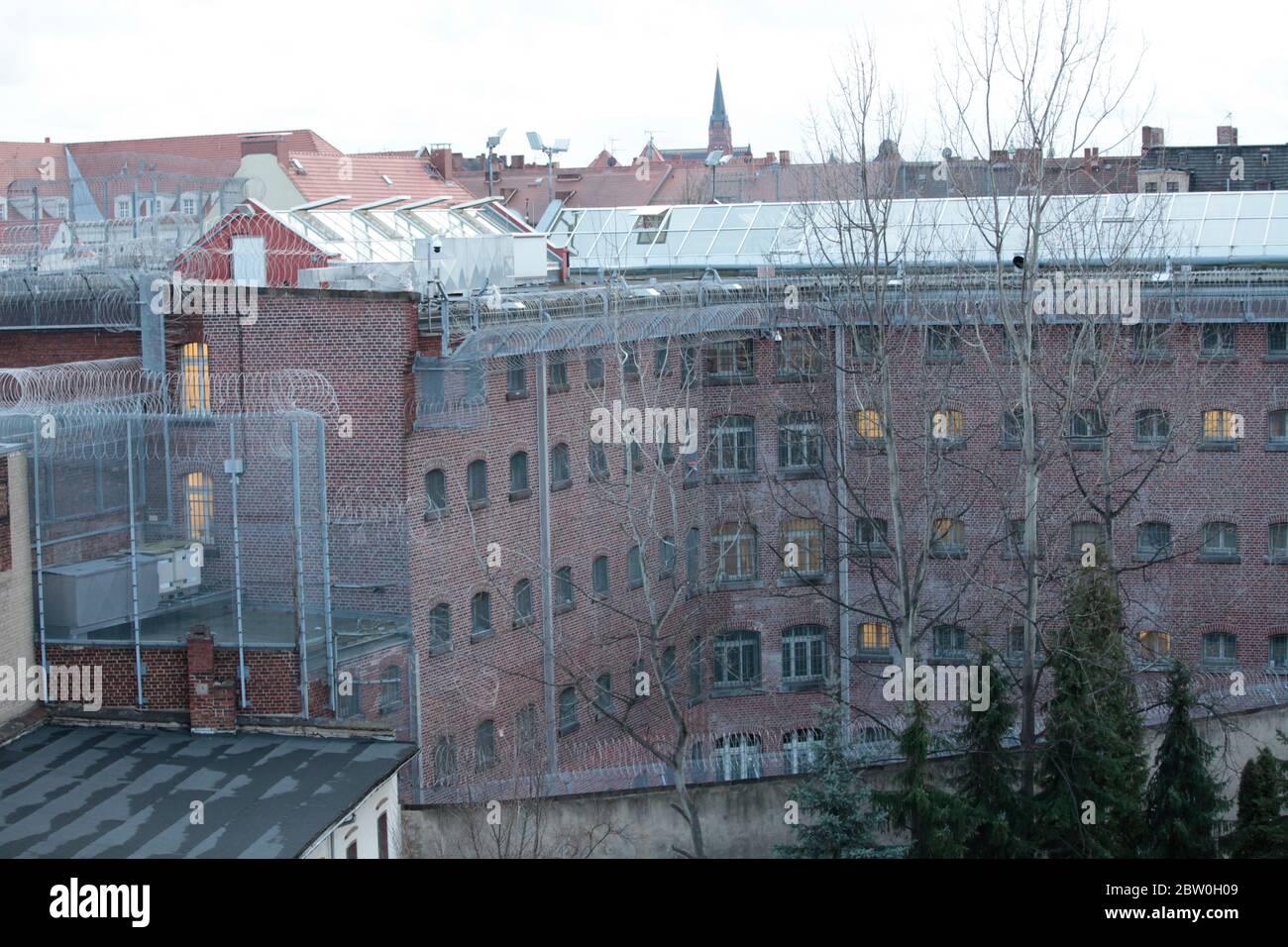 Die Justizvollzugsanstalt Görlitz ist eine Justizvollzugsanstalt JVA , Gefängnis, Knast, in der Stadt Görlitz in der Oberlausitz im Freistaat Sachsen. Stock Photo