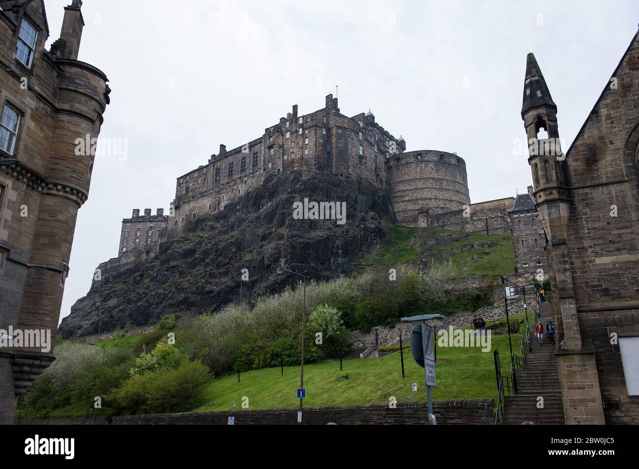 Edinburgh's castle - Edinburgh, UK Stock Photo