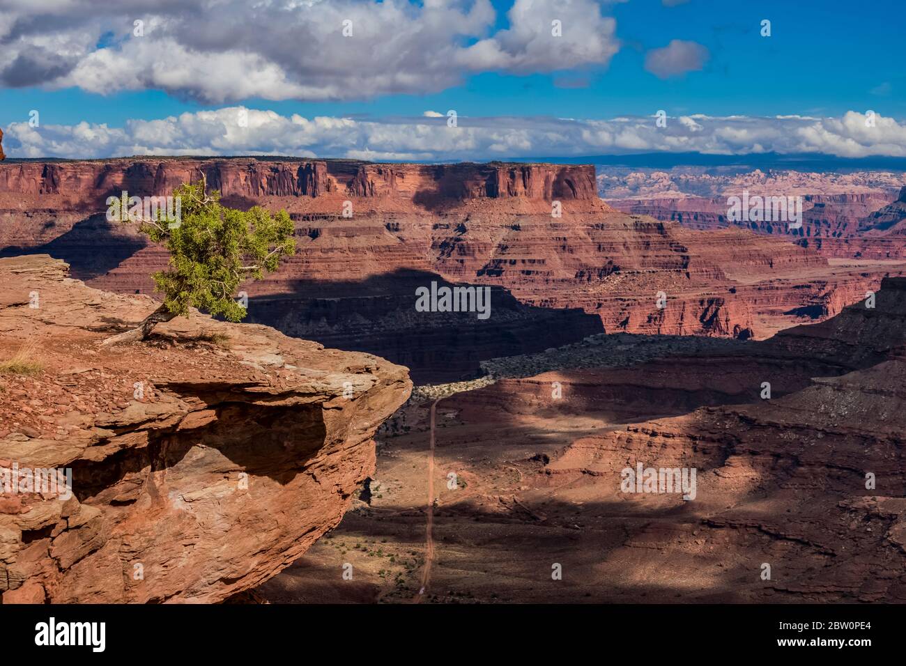 Shafer canyon overlook canyonlands top