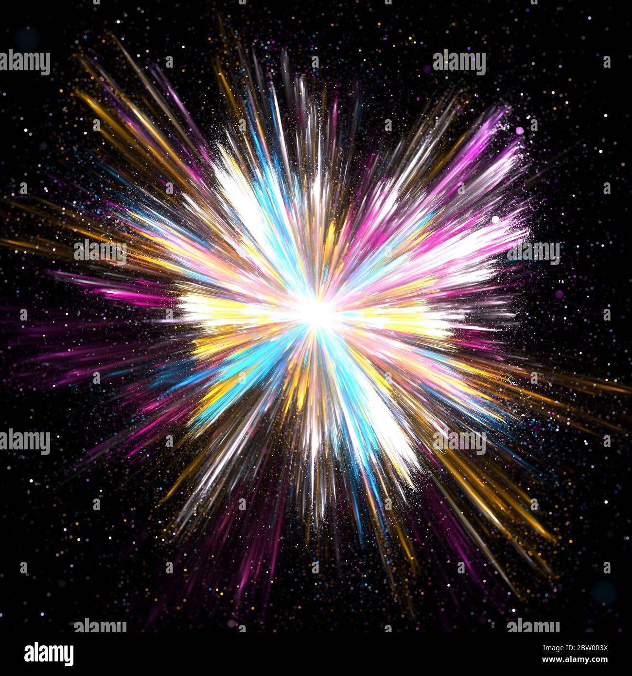 Abstract coloured powder explosion hi-res stock photography and images ...