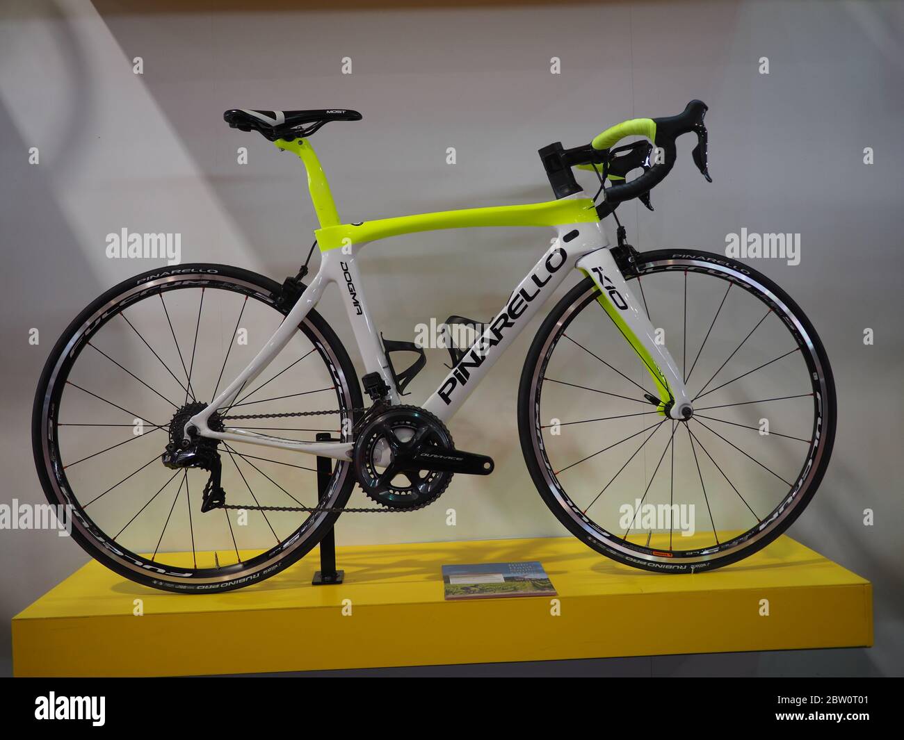 modern lightweight carbon fiber racing bicycle Stock Photo