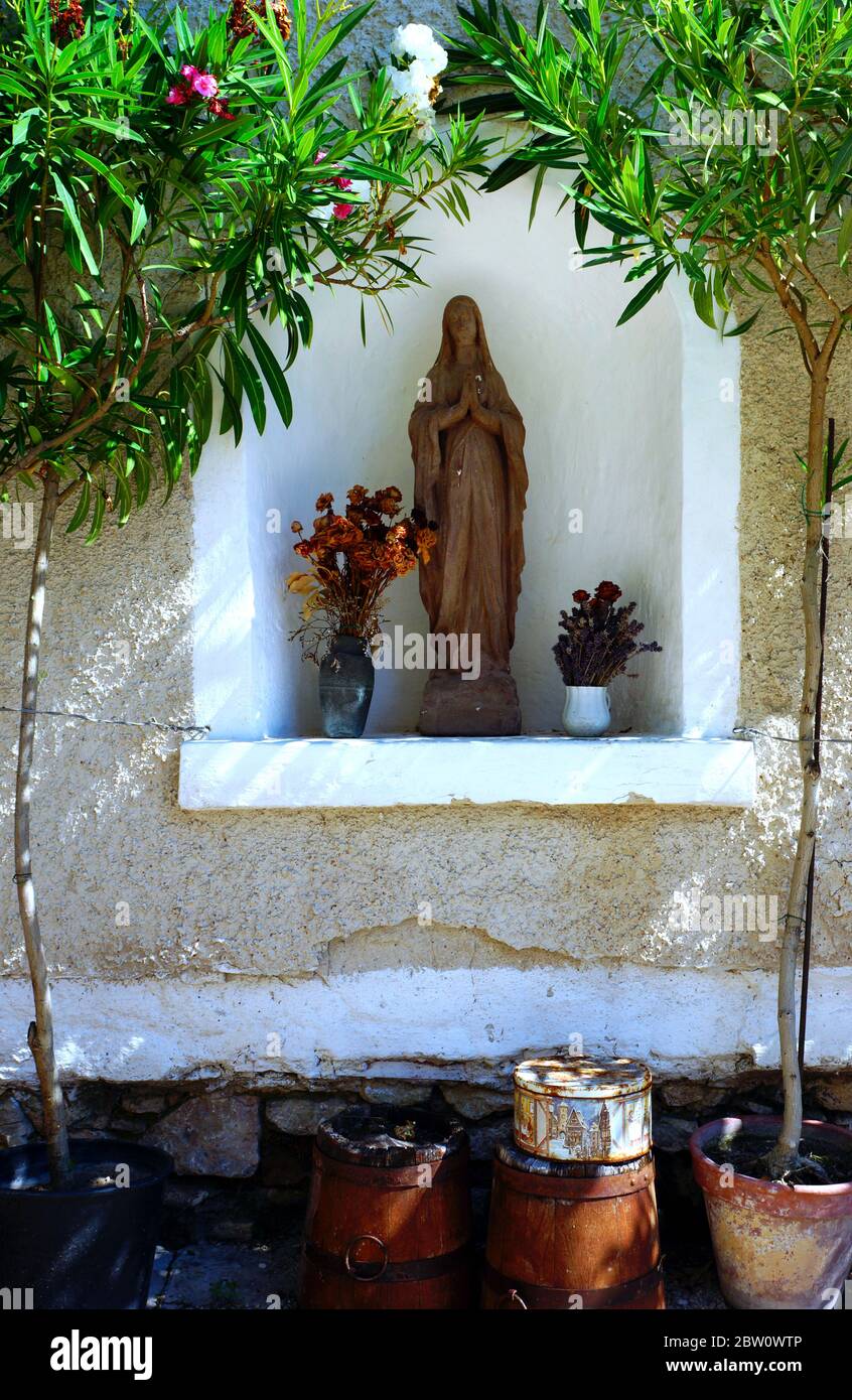 Grotto of Mother Mary Stock Photo Alamy