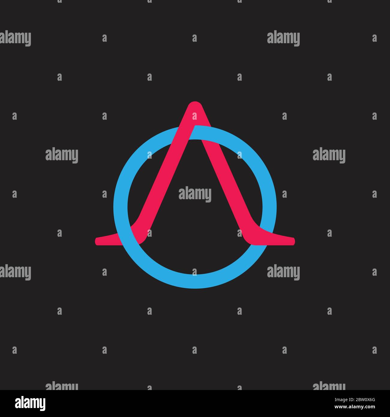 linked arrows modern design logo Stock Vector Image & Art - Alamy