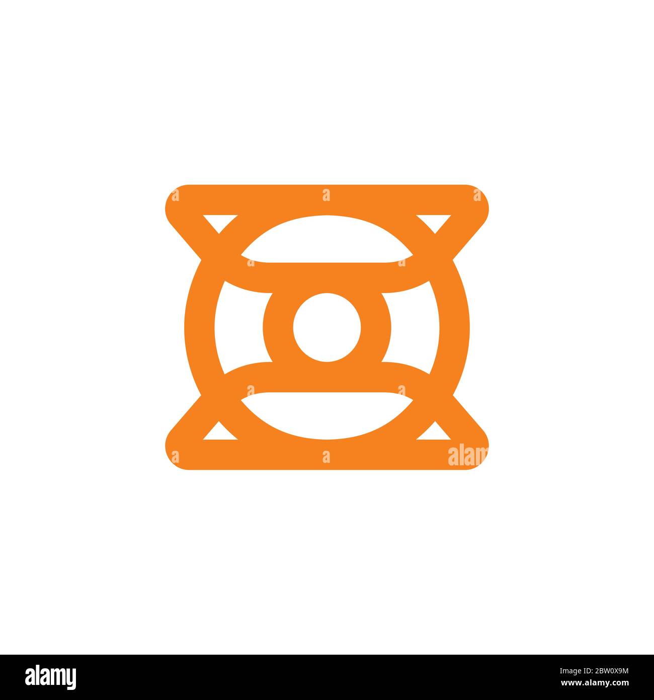 simple geometric circle logo vector Stock Vector Image & Art - Alamy