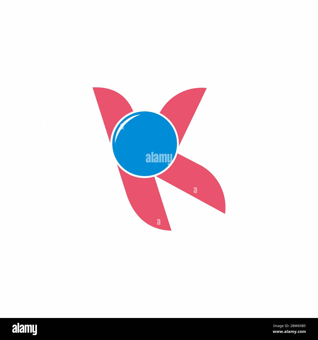 letter yk circle shine abstract geometric logo vector Stock Vector