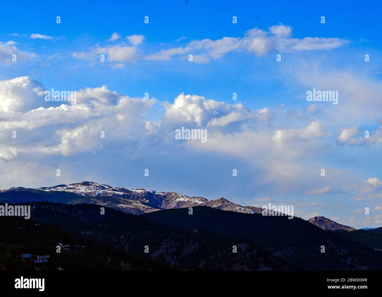 Mountain scene, Colorado. Stock Photo