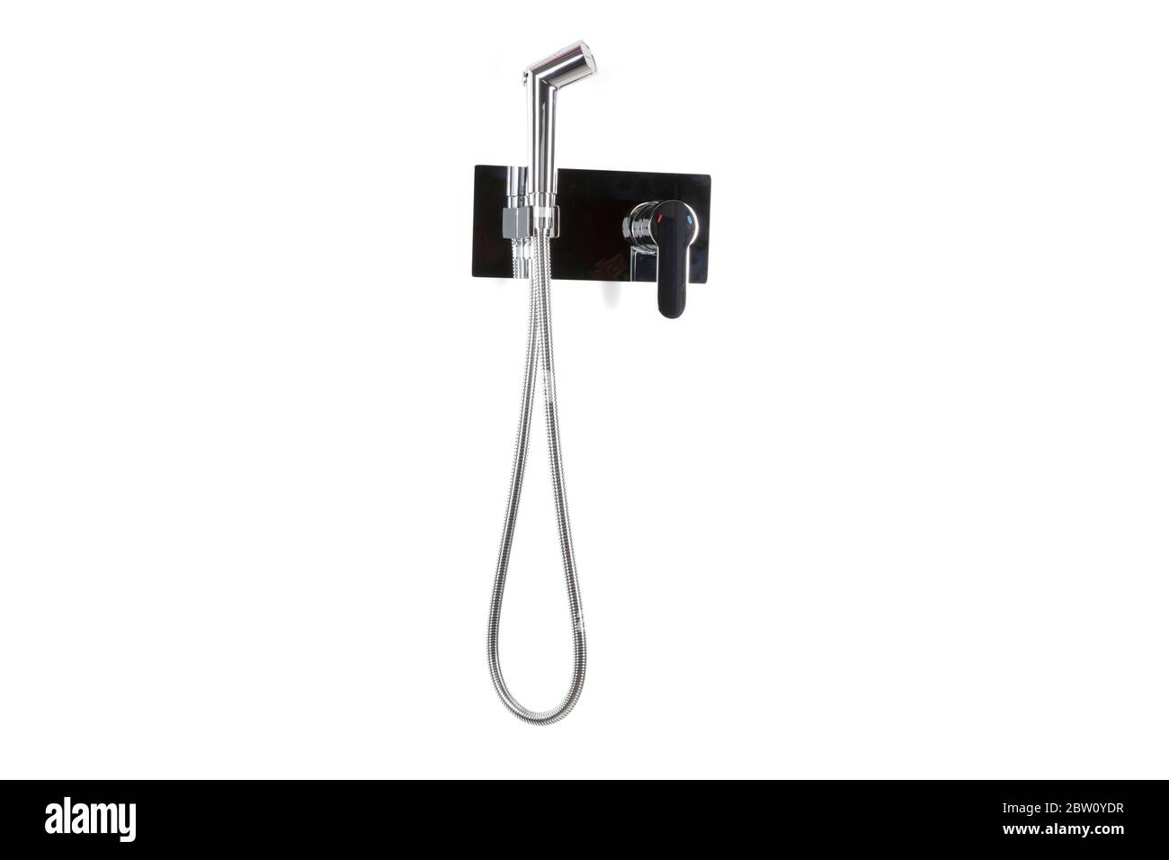 Shattaf bidet shower head attached to a toilet in the uk alternative to  toilet roll tissue during coronavirus outbreak Stock Photo - Alamy