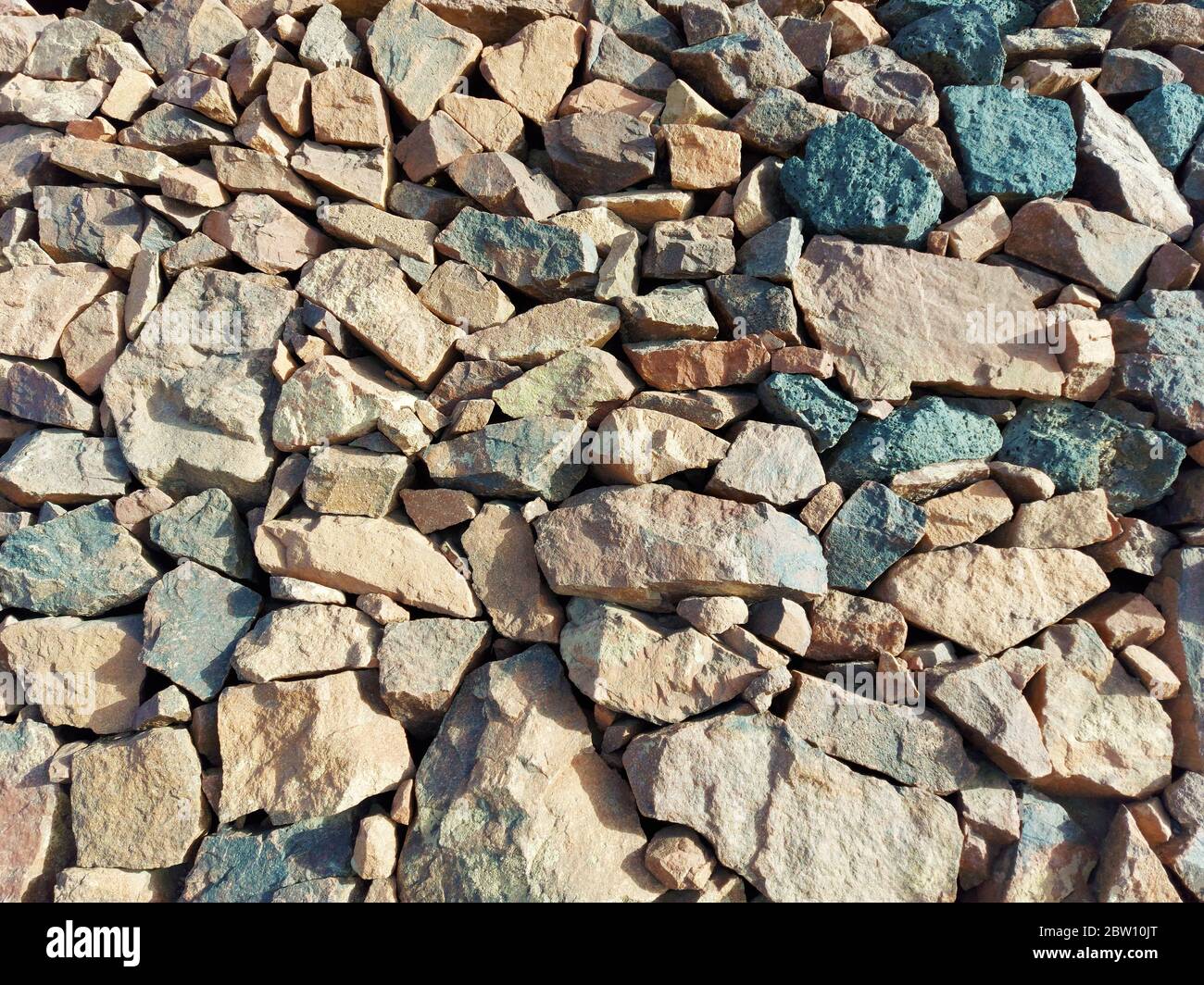 Texture of a stone wall. Old castle stone wall texture background - (High resolution) - 4k 8k texture Stock Photo
