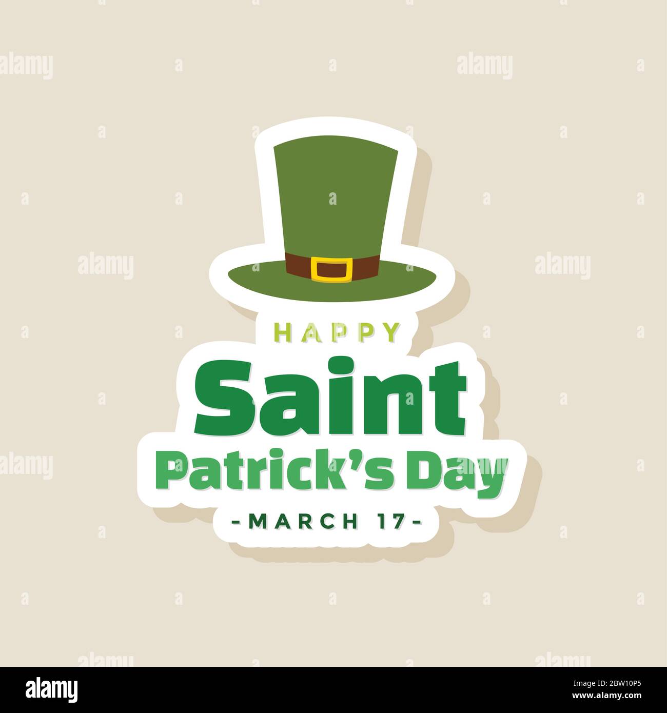 Saint patricks day card Stock Vector