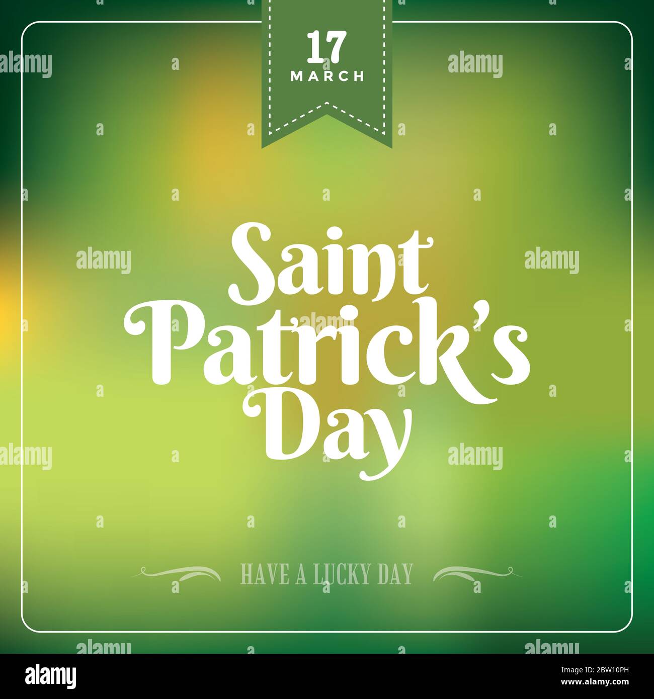 Saint patricks day card Stock Vector